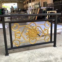 Panneaux de clôture décoratifs en alliage d'aluminium pour villa moderne, finition thermolaquée, accessoires de balustrade écologiques pour usage extérieur