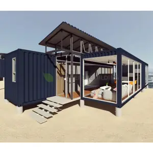 Modulare selbst gebaute vorgefertigte mobile Container häuser Luxus büro/Krankenhaus/Schule/Wohngebäude aus China