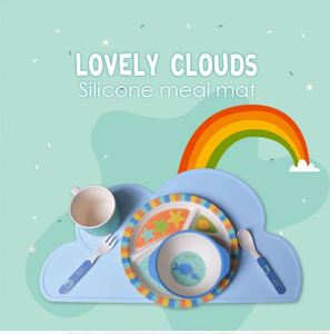 Tapis de table en silicone portable en forme de nuage, idéal pour l'alimentation des bébés et des enfants - Vente chaude - Product Image 4