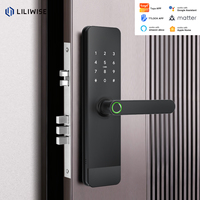Cerraduras Inteligentes Personalizadas Liliwise, Cerradura de Puerta Wifi Tuya Ttlock, Manija Inteligente para Puerta, Cerradura Electrónica Inteligente, Cerradura Inteligente Alexa