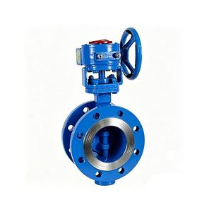 Válvula con Brida de Accionamiento por Tornillo Sin Fin DN50-DN1200, Hierro Fundido, Asiento de EPDM, Clase 150, Tubería Industrial - Product Image 4
