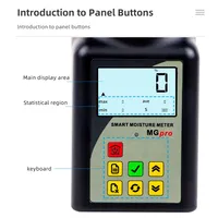 Humidimètre numérique intelligent MG-pro pour 25 types de céréales : maïs, riz, blé, arachides, grains de café, graines, pois