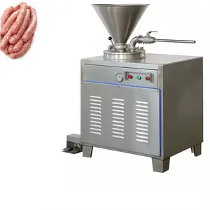 जमे हुए ताजा मांस सॉसेज डबल ट्यूब एनीमा मशीन चिपचिपा चावल सॉसेज पूरी तरह से स्वचालित हाइड्रोलिक एनीमा मशीन