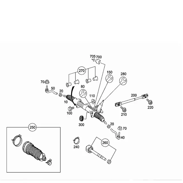 BBmart Auto Part Right Outer Steering Tie Rod End For BMW F15 F16 OE 32106858738