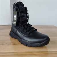 Bottes de jungle tactiques légères et respirantes en toile noire DFJB03 Asiaon