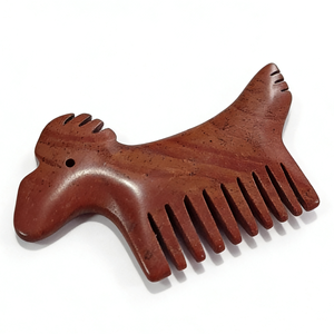 Outils de massage Gua Sha en jade, peigne en pierre de jade Guasha pour SPA - Product Image 1