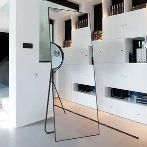 Home Decoratieve Volledige Lengte Lange Staande Spiegel Grote Muur Spiegel Ultra Clear Lange Spiegel