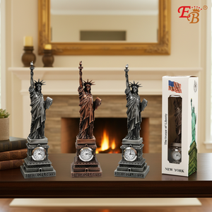 8 \ "Statue de la Liberté avec Horloge Statue Sculpture 36pc/CS - Product Image 5