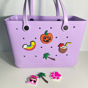 Charm personalizado de fábrica con forma de calabaza, bonito accesorio de <span class=keywords><strong>coco</strong></span> y arcoíris, reliquias, en bolsa de playa - Product Image 2