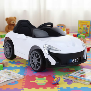 Детский электромобиль-каталка на радиоуправлении, четырехколесный, пластиковый, с аккумулятором, для детей 1-8 лет, унисекс - Product Image 4