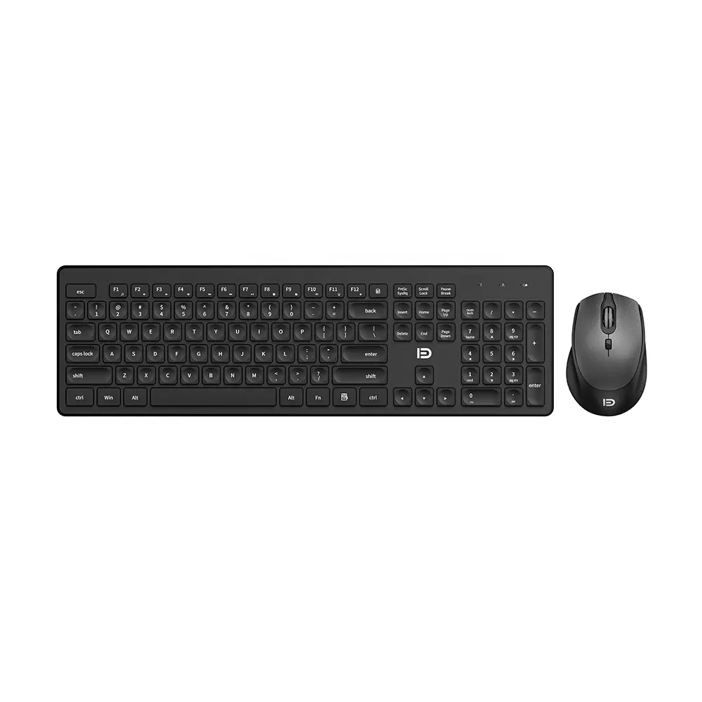 Fornitore all'ingrosso di tastiera e mouse OEM office wireless combo per PC computer laptop wireless keyboard and mouse combo