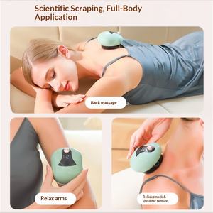 Aparato Eléctrico de Masaje Corporal con Compresión Caliente, Desobstrucción de Meridianos, Ventosas Inalámbricas para la Salud, Uso Doméstico - Product Image 2