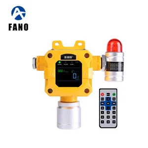 Fano Công Nghiệp Treo Tường dễ cháy phân tích khí Nhà cung cấp H2S NH3 SO2 CH4 O2 O3 Ozone cố định phát hiện rò rỉ khí