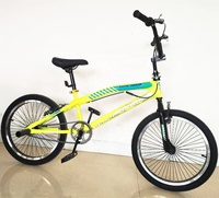 Vélo Freestyle pas cher de 20 pouces pour hommes, peinture personnalisée, vélo BMX à vitesse unique, acier à haute teneur en carbone, 20 pouces, confortable, 1.2
