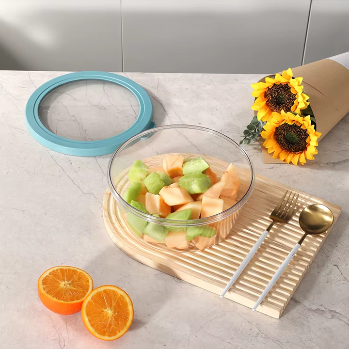 Hot Sales 4Piece Set PP Plastic Transparent Food Container for Fresh