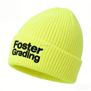<span class=keywords><strong>Bonnet</strong></span> de luxe OEM pour hommes et femmes, bonnets chauds d'hiver, logo personnalisé, couvre-chef tendance de créateur, tricoté thermique - Product Image 4