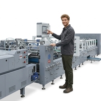 Machine plieuse-colleuse automatique électrique JY1100 pour petites séries, multiples variétés, haute conformité, livraison rapide