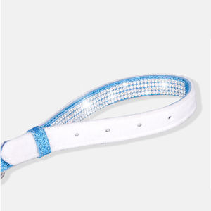 Collares de perro con diamantes de imitación brillantes, collares de perro ostentosos para mascotas pequeñas y medianas, collares de diamantes brillantes con estilo de lana de cuero brillante - Product Image 2