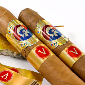 Nhãn dán xì gà thủ công | Giấy vàng, giấy nghệ thuật dập nổi và kết cấu-Thủ công xuất sắc - Product Image 3