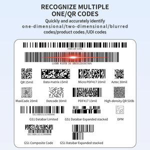 Lecteur de codes-barres de bureau T27H QR 2D Mains libres Omnidirectionnel Détection automatique USB pour PC Supermarché Bibliothèque Commerce de détail Librairie - Product Image 5