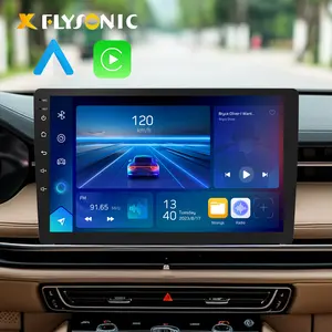 Flysonic 9 Zoll 2+32 4K Video Carplay Bildschirm mit 1280*720 Android Stereo Radio Stereo Android Autoradio Auto DVD-Player