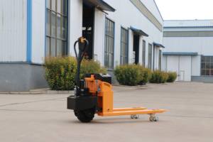 सेमी इलेक्ट्रिक स्टेकर पैलेट ट्रक 3000 किलोग्राम 2000 किलोग्राम क्षमता फास्ट डिलीवरी रेस्तरां के लिए सस्ती बिजली आयन बैटरी - Product Image 6