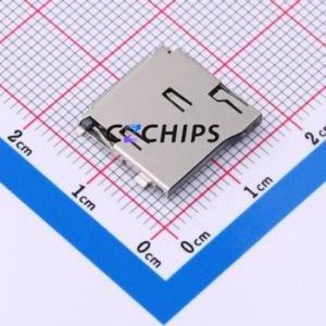 TF-015 SD Card / Memory Card Connector SMD Connector Self-Return Type MicroSD Card (TF Card) Card Holder 2mm - Product Image 1