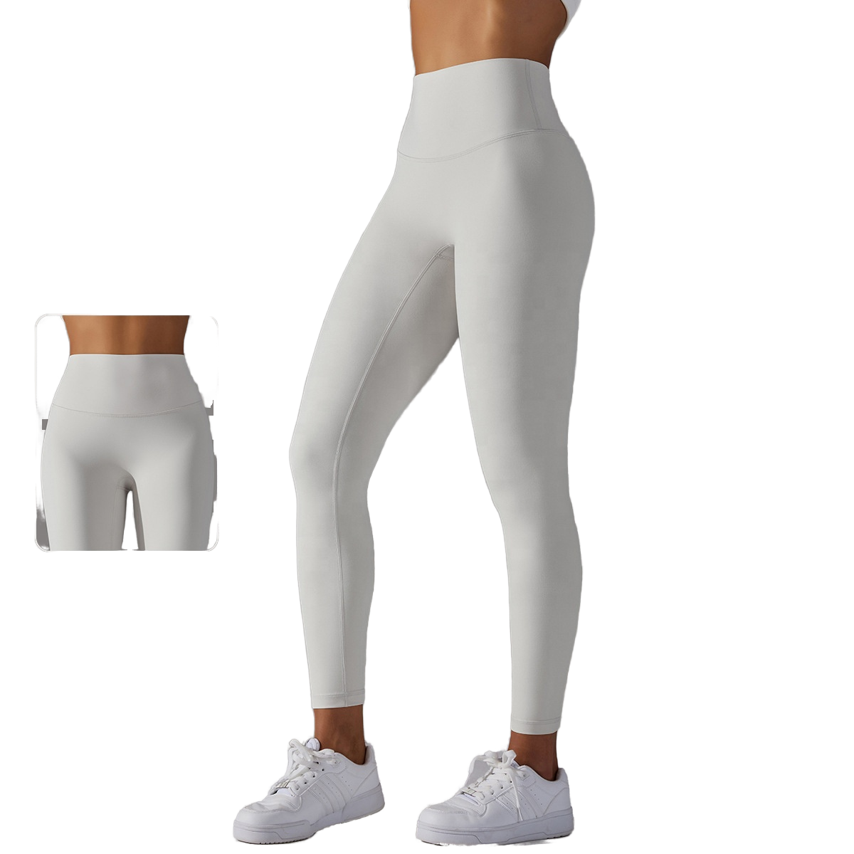 High Waisted Breathable Seamed Knitted Tummy Control Ankle-Length Yoga Leggings Women 31 Colors Available Casual Sports Fitness