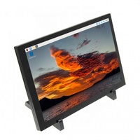 Casing layar sentuh kapasitif LCD 10.1 ", Casing modul tampilan IPS LCD Raspberry Pi 1280x800 10 10.1 inci dengan Casing