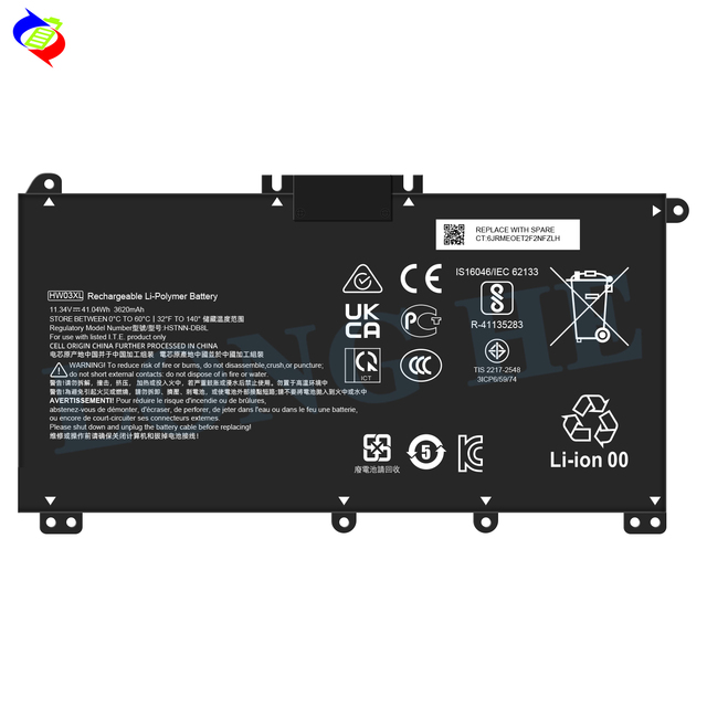 New Genuine Original HW03XL 11.34V 41.04Wh Laptop Battery for hp StarBook 15 2021 TPN-Q245 Q246 15-eg0010TX