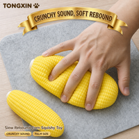 Jouet Squishy Crunchy TONGXIN en forme de maïs, à remontée lente, anti-stress, cadeau, idéal pour le bureau, lot en vrac en promotion