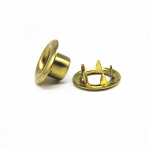 Ojal redondo de Metal de alta calidad de 6x12MM, ojal de Metal <span class=keywords><strong>para</strong></span> ropa, <span class=keywords><strong>ojales</strong></span> <span class=keywords><strong>para</strong></span> <span class=keywords><strong>tela</strong></span> y ojal <span class=keywords><strong>para</strong></span> Precio de lona - Product Image 1