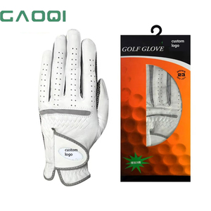 Venta al por mayor de guantes de golf de cuero Cabretta suave transpirable antideslizante piel de oveja mano izquierda derecha guantes de golf para hombres y mujeres - Product Image 3