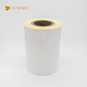 Papier adhésif <span class=keywords><strong>miroir</strong></span> blanc brillant, papier adhésif enduit de couche de protection - Product Image 1