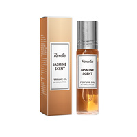 Ensemble d'huiles parfumées roll-on unisexes, 5 senteurs fruitées et boisées, parfum de voyage longue durée, déodorant pour hommes et femmes