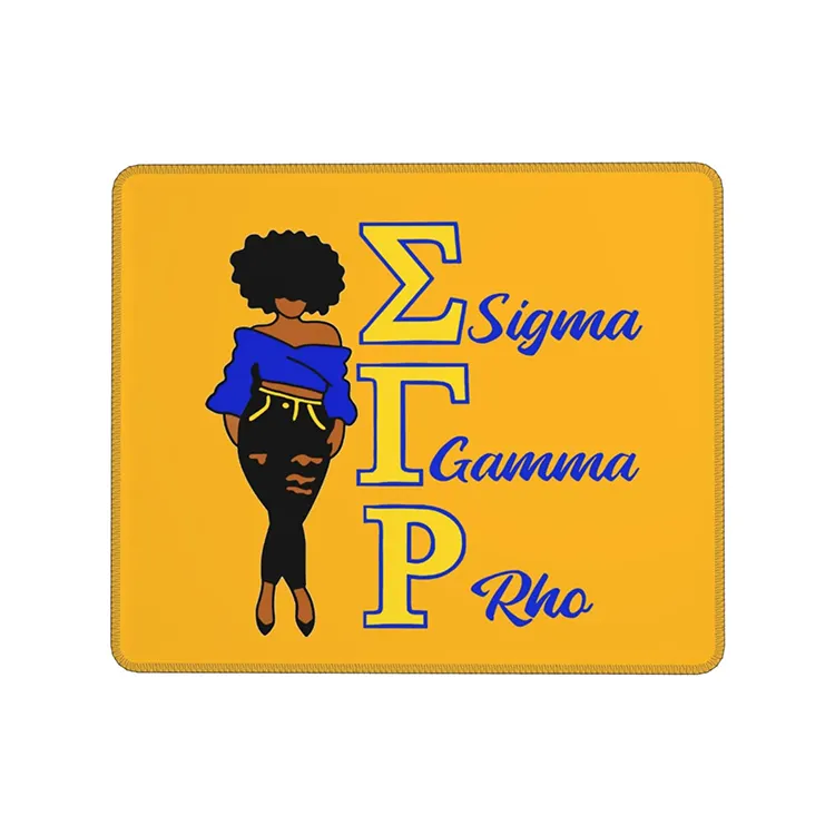 Коврик для мыши Sigma Gamma Rho, женский подарок для женщин, сублимационный Прямоугольный Коврик для мыши с логотипом