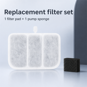 <span class=keywords><strong>Filtre</strong></span> pour fontaine à eau pour animaux de compagnie, charbon actif de coque de noix de coco, coton, cartouche triple couche pour distributeur d'eau pour chat et chien, vente en gros OEM - Product Image 2