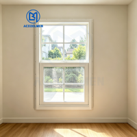 UPVC Tek Kanatlı Dikey Sürgülü Pencere, Fiberglas Sineklikli, Isı Yalıtımlı, Modern Banyo Tasarımı, PVC Tek Kanatlı Pencere