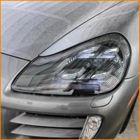 Para Porsche Cayenne 957 2007-2010, Actualización de Faros Delanteros Estilo 9YA, Conjunto de Faros LED Matrix, Color Negro Ahumado, Accesorios para Automóviles