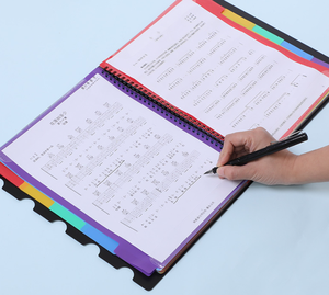 A4 PP Nhựa Bìa Cứng Xoắn Ốc Tập Tin Thư Mục Cho Âm Nhạc Điểm - Product Image 6