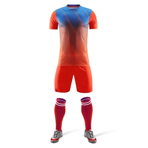 Camisetas de Fútbol Personalizadas de Alta Calidad para Club, Poliéster/Algodón, Cuello en V, Manga Corta, Conjunto Deportivo para Hombre - Product Image 2