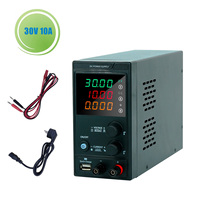 Alimentation de laboratoire DC réglable MYAMI 300W, variable 30V 24V 5A 10A avec affichage 4 chiffres, charge rapide 18W pour réparation mobile