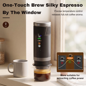 Factory Custom <b>Coffee</b> Maker 3-in-1 20 Bar Digital <b>Coffee</b> <b>Machine</b> Stainless Steel Capsule Ground <b>Coffee</b> Portable Espresso Maker - Product Image 4