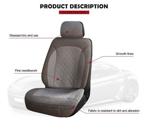 เบาะรองนั่งรถยนต์ดีไซน์ใหม่ คลาสสิก ทนทาน หรูหรา - Product Image 3