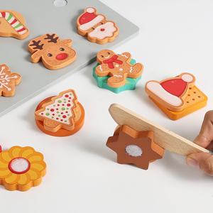 The New Creative Wooden Baking Biscuits Sticky for Kids Christmas Gifts Montessori <b>Educational</b> <b>Toys</b> for Age 3+ Years Old Toddler - Product Image 5