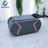 Bac de lavage de cheveux professionnel pour salon, lit de massage, cuve à vapeur, design moderne, cuir PU, XSZ SMB-42, pour spa capillaire, hydrothérapie thaïlandaise et shampoing