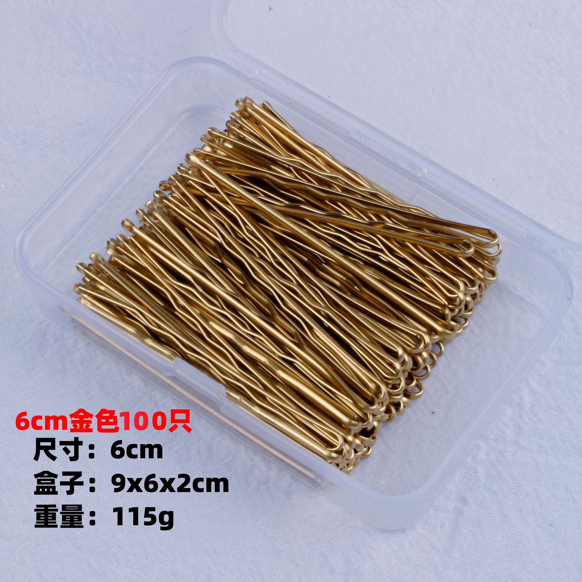 Caja 6cm oro 100 piezas