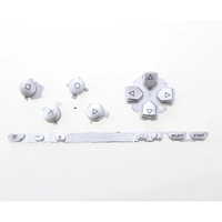 Kit Tombol Cadangan Konsol PSP 1000 3 in 1 Kit Tombol Lengkap Tipis untuk Konsol PSP 2000 Tombol Cadangan PSP3000 1 Set