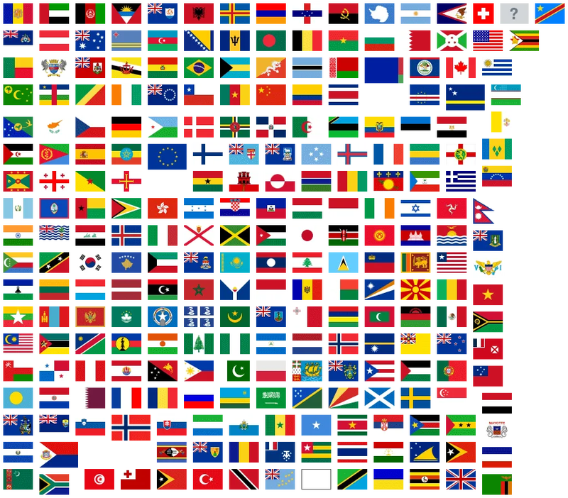 Wholesale Mini Waving Custom National Flags