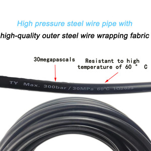 Pvc High Pressure Hose 6mm Inner Diameter Black For Car <b>Washer</b> M22 Extension Hose - Product Image 5